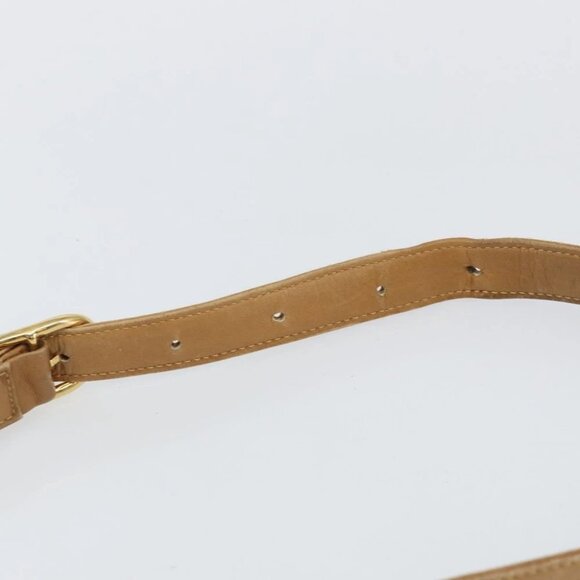 GUCCI Micro GG Canvas Shoulder Bag PVC Beige Gold - Picture 8 of 14